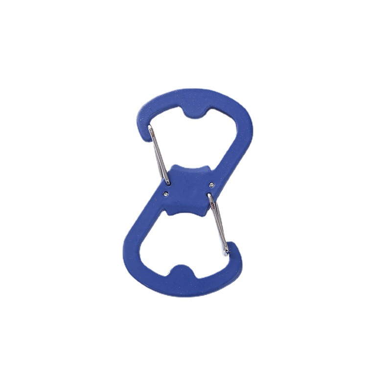 Carabiner with Double-Sided Bottle Openers