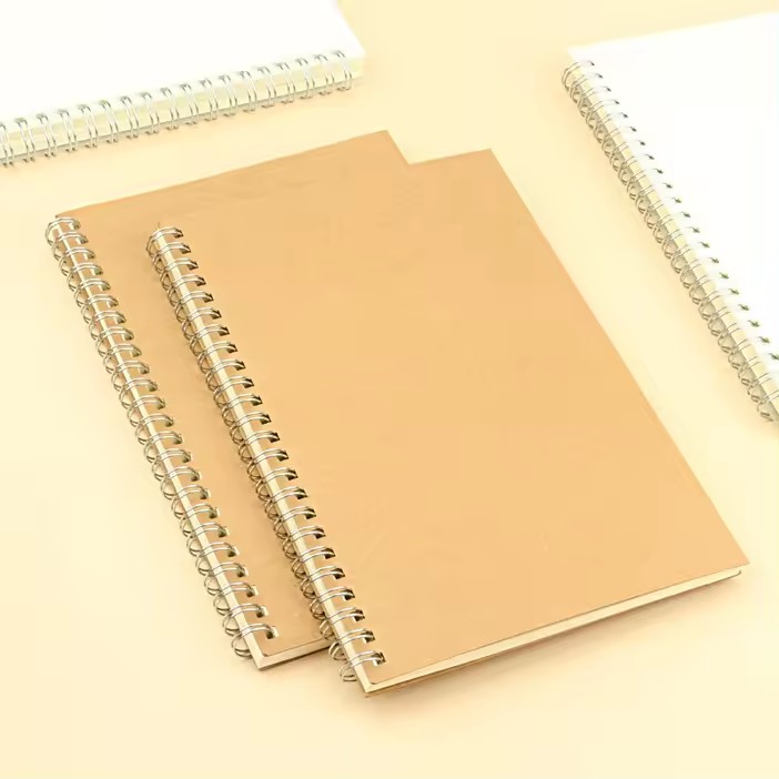5" x 7" Kraft Sprial Notebook