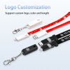 6-in-1 Tape Measure USB Charging Cable Lanyard