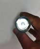 Retractable Mini LED Flashlight with Carabineer Clip