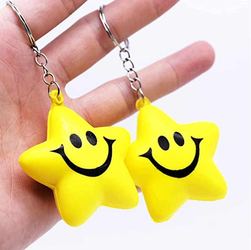 Star Stress Reliever Key Chain