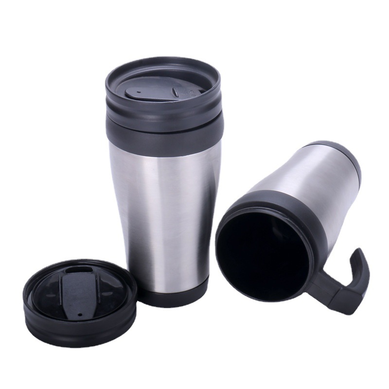 16Oz Double Wall Stainless Steel Tumbler with Handle