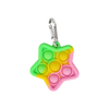 Star Shape Silicone Push Pop Bubble Key Chain