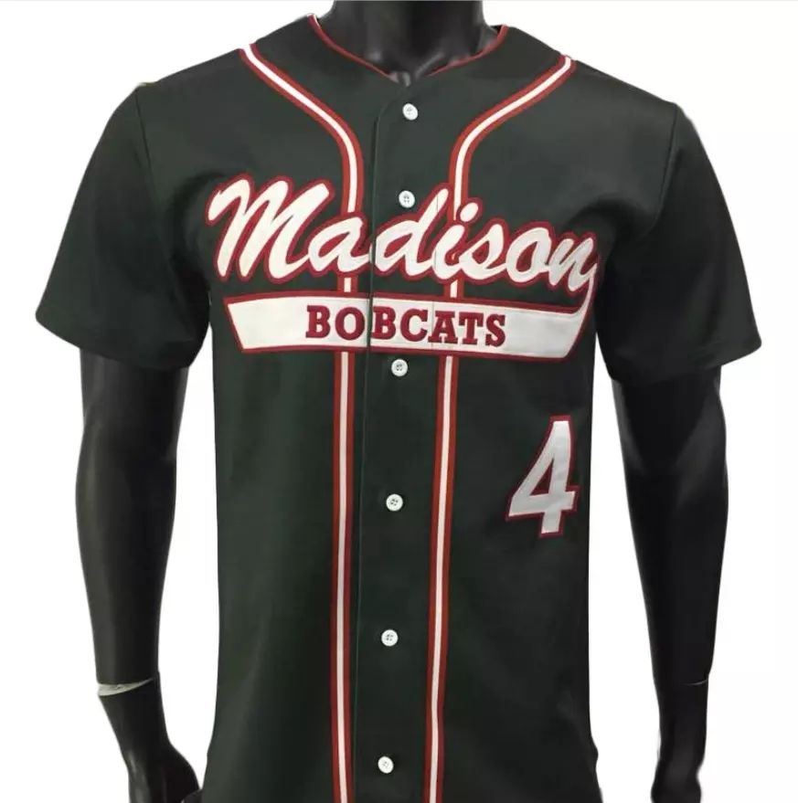 Embroidery Youth Stitched V Neck Sublimation Blank Mens Custom Mesh Plain Baseball Jersey Uniform Shirts