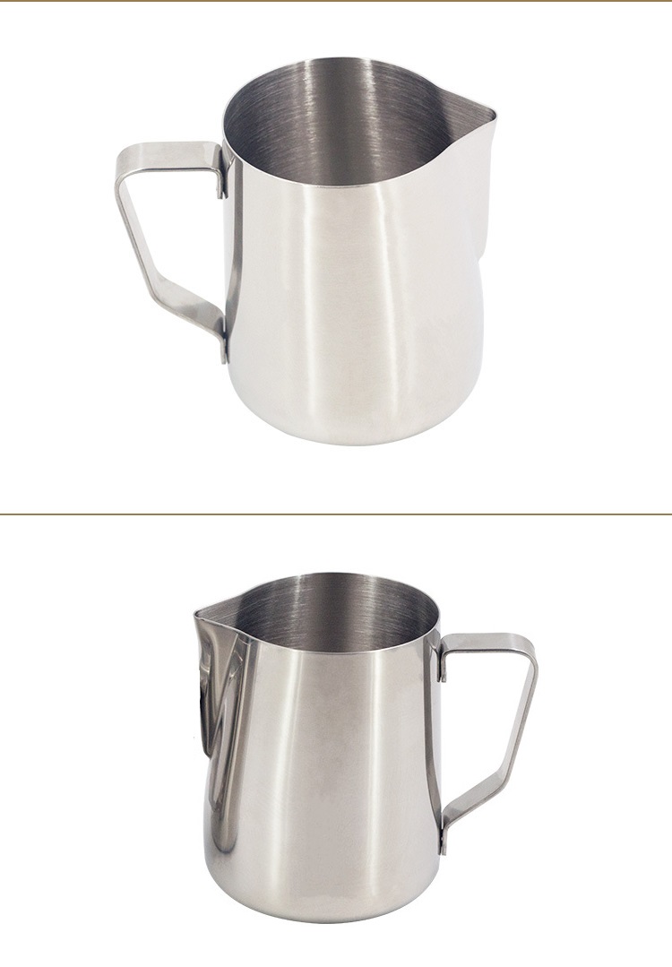 Milk Frothing Pitcher Stainless Steel Steaming Jug Perfect for Espresso Maker Hot Chocolate Latte Art Barista and Cappuccino Maker