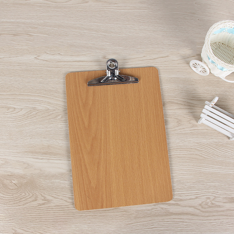 Wooden A4 Clipboards with Metal Clip
