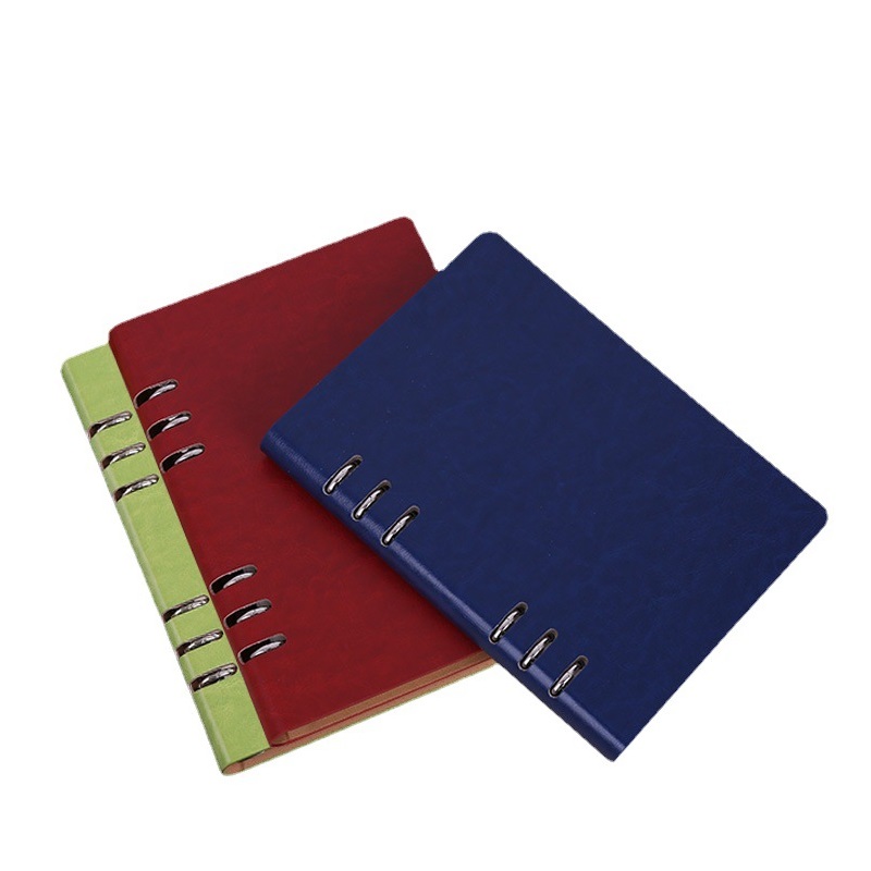 Business Notebook Executive Journal for Men and Women Leather Cover loose-leaf binder Office Journal Notebook