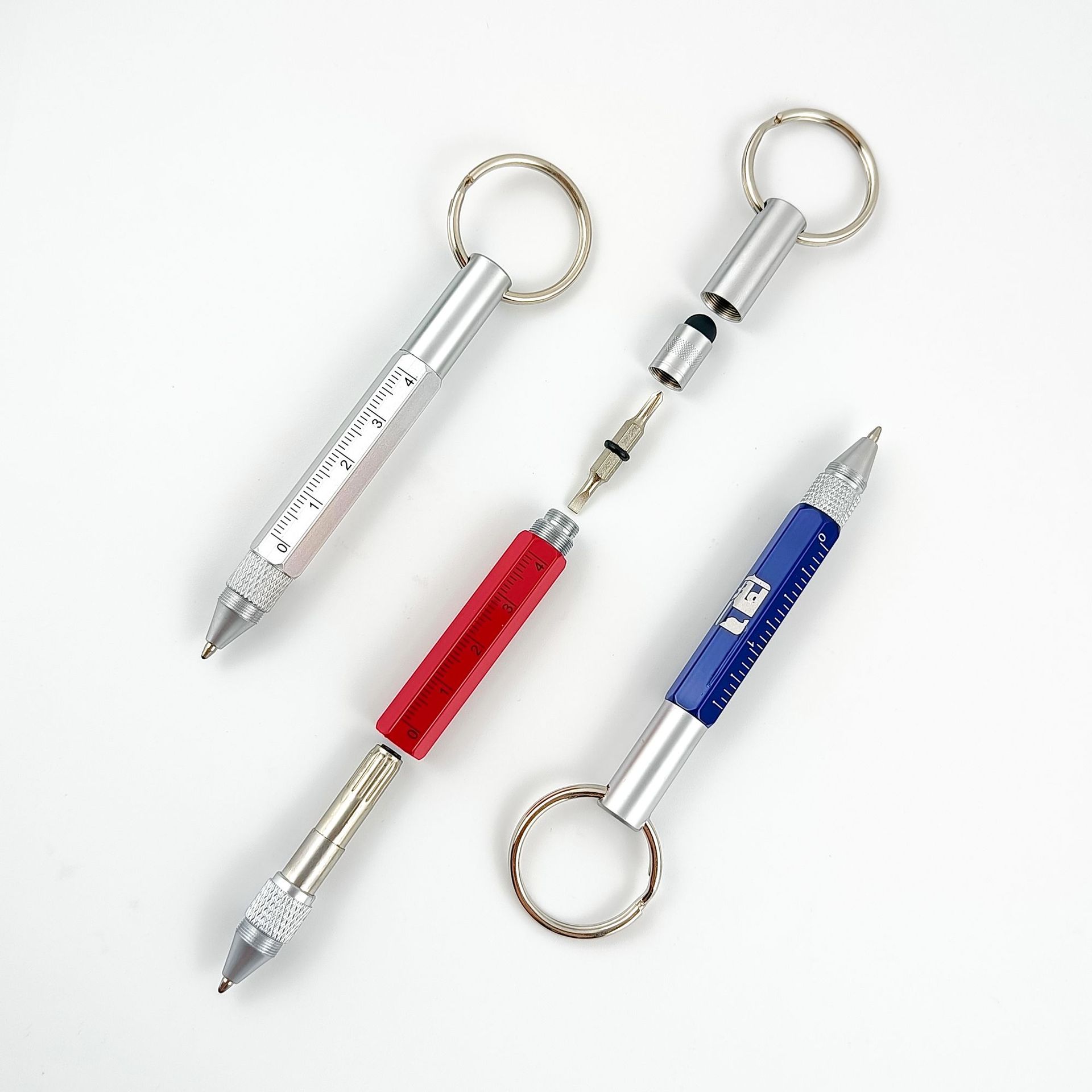 Multi-functional Tool Pen with Keychain