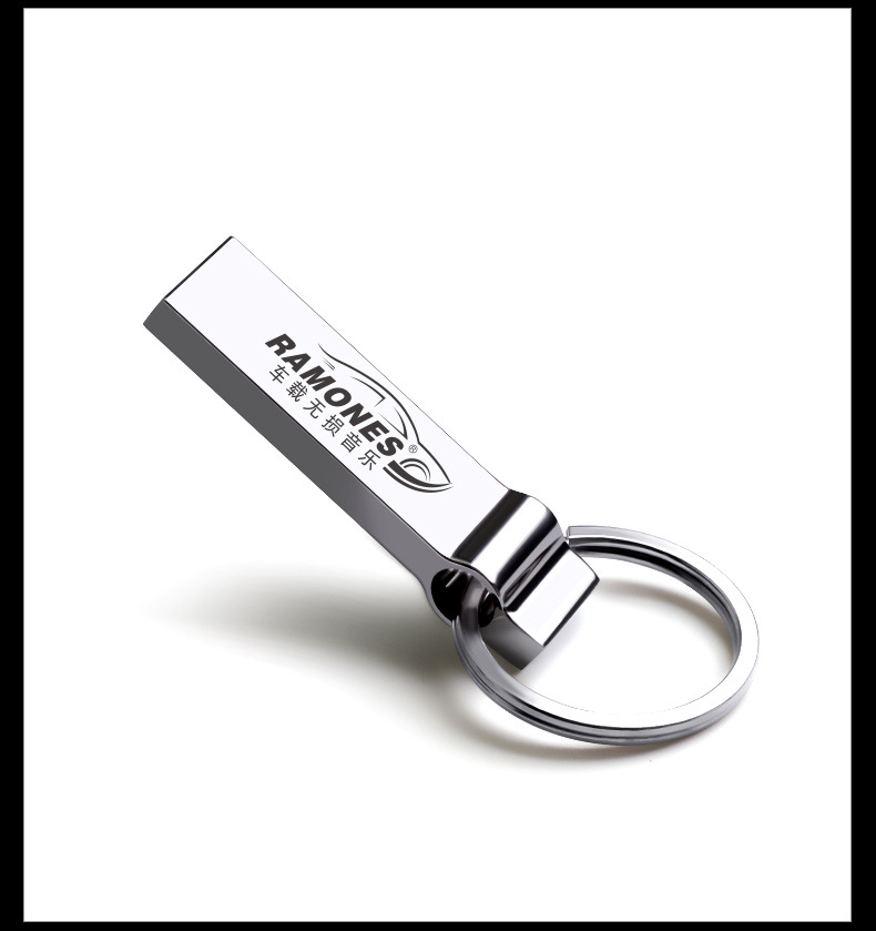 Metal Stick USB Flash Drive Keychain Fast Speed Portable Hard Drive Memory Stick Commonly Used for PC/Tablet/Laptop Data Transfer