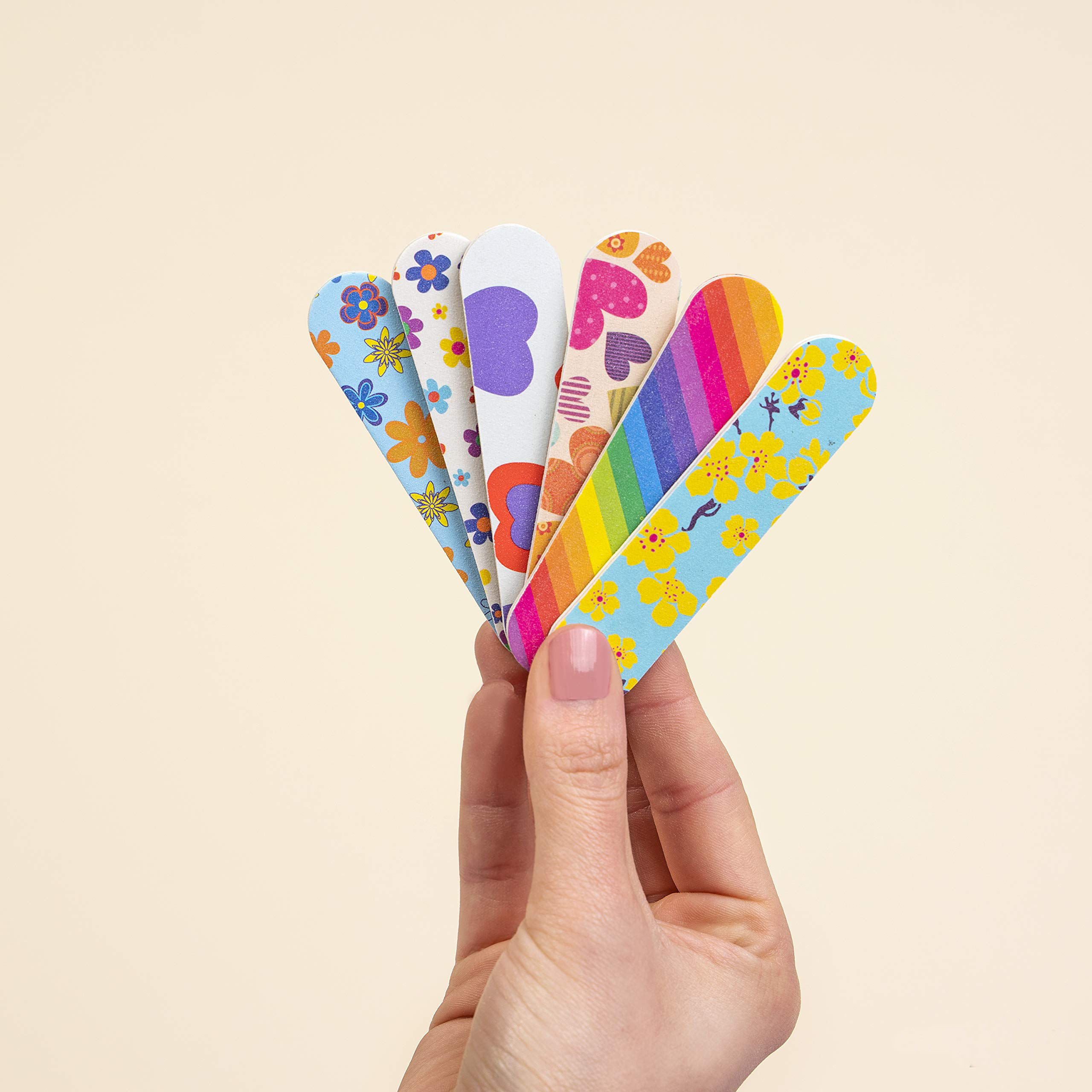 3.5 Inch Mini Emery Board Nail Files Professional Double-Sided Emery Board Nail Buffering Files