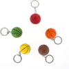 Mini Basketball Stress Ball Keychain