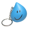 Water Drop Stress Reliever Key Chain