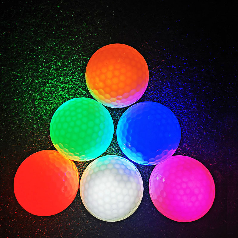 Glow in The Dark Golf Balls, Super Bright LED Light up Glow Golf Ball for Night Golf, Colorful and Durable, 36 Hours Battery Life