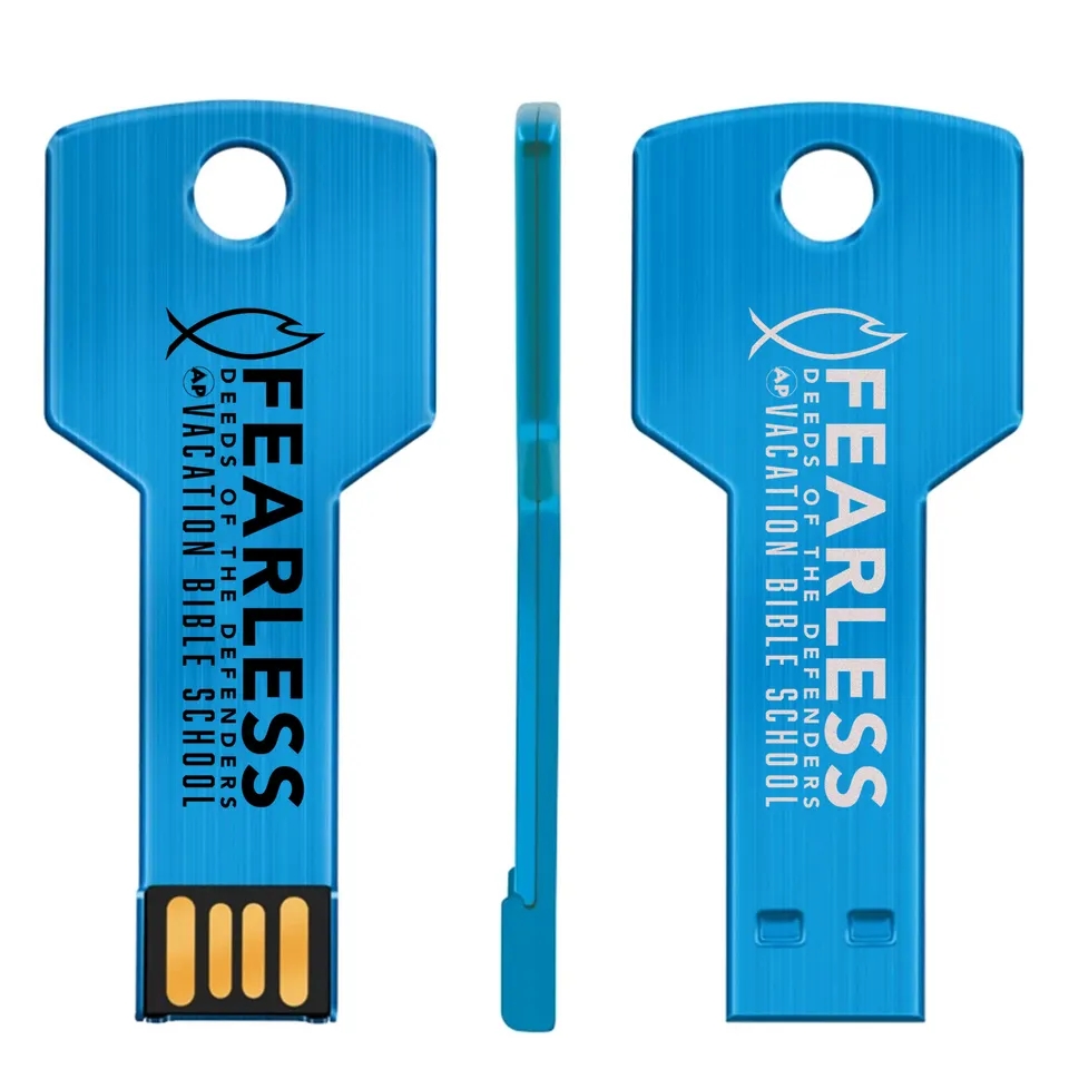USB2.0 Metal Key Shape USB Flash Drive