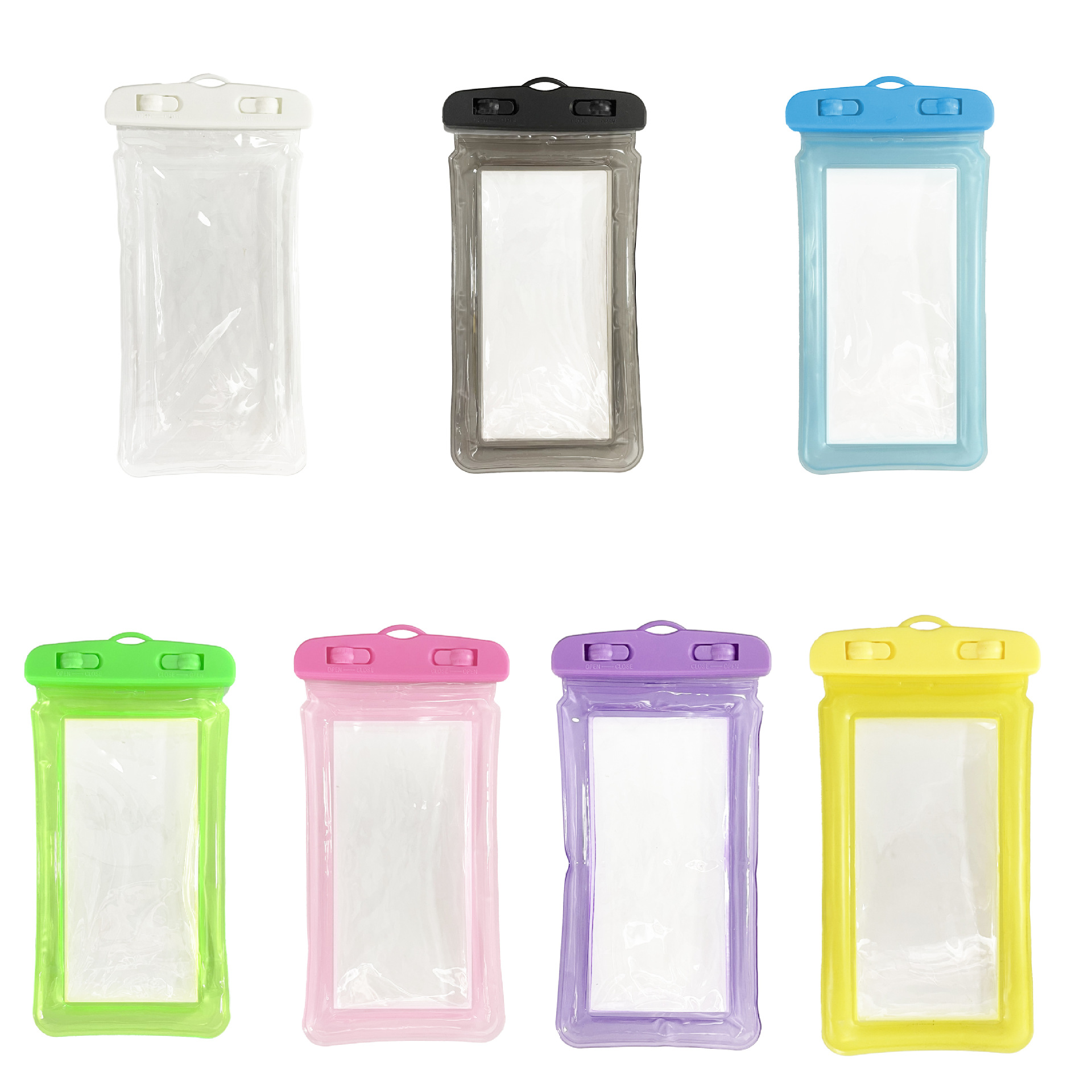 Transparent PVC Mobile Phone Waterproof Bag Can Touch Screen Water Park Play Waterproof And Dustproof Mobile Phone Protection