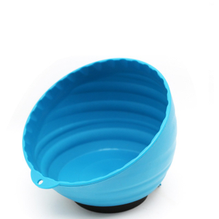 Magnetic Nut Cup Bowls for Holding Nuts and Bolts 6 Inch Cup Diameter Coated Magnet Sticks to All Ferrous Metal Work Surfaces