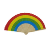 Paper Folding Hand Fan With Bamboo, Chinese Bamboo Paper Fans