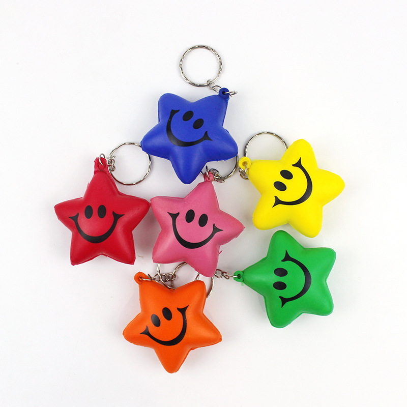 Star Stress Reliever Key Chain