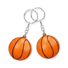 Mini Basketball Stress Ball Keychain