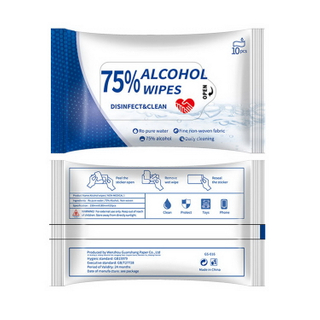 10pcs 75% Alcohol Disinfection Wipes