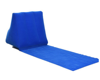 Inflatable Beach Chair Beach Pool Sun Lounger Mat with Backrest Waterproof Portable Travel Inflatable Lounger for Camping Picnic