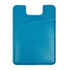 PU Leather Phone Card Holder Adhesive Wallet Stick On Stretchy Dual Pocket Cell Phone Back Case Sleeve