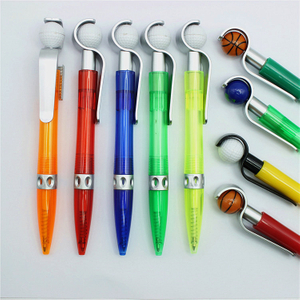 Golf Ball Top Plastic Ballpoint Pen