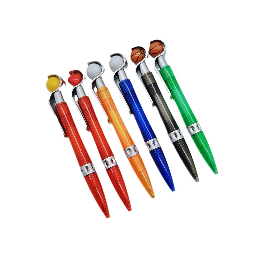 Golf Ball Top Plastic Ballpoint Pen