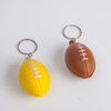 Foot Ball Shaped Stress Reliever w/ Keychains