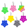 Star Shape Silicone Push Pop Bubble Key Chain