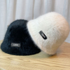 Autumn And Winter Rabbit Hair Fisherman's Hat Show Face Small Hair All with Cold And Warm Cover Basin Hat Fluffy