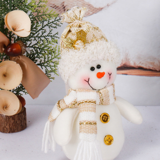 Christmas Plush Doll Ornaments Santa Claus Snowman Hanging Decorations for Christmas Tree Xmas Festival Hanging Decor Gift