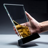Personalized Glass Appreciation Award Customized with Employee & Company Name