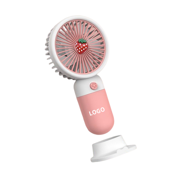 New Mobile Phone Holder Handheld Small Fan Usb Charging Mini Cute Fruit Portable Electric Fan Office Dormitory Available