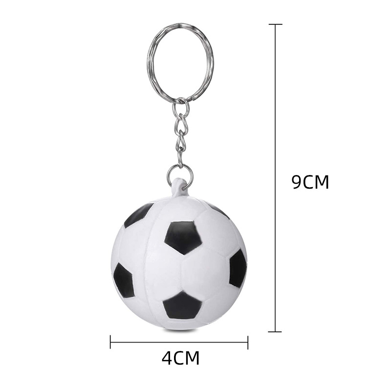 Football Stress Ball Keychain