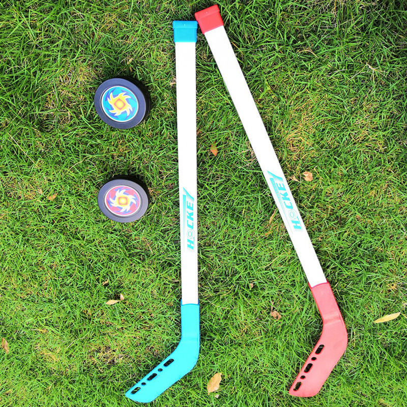 28" Heavy-Duty Plastic Hockey Sticks Sports Starter Set and Golfer Golf Games Set for Teens Adult Train Sport Game
