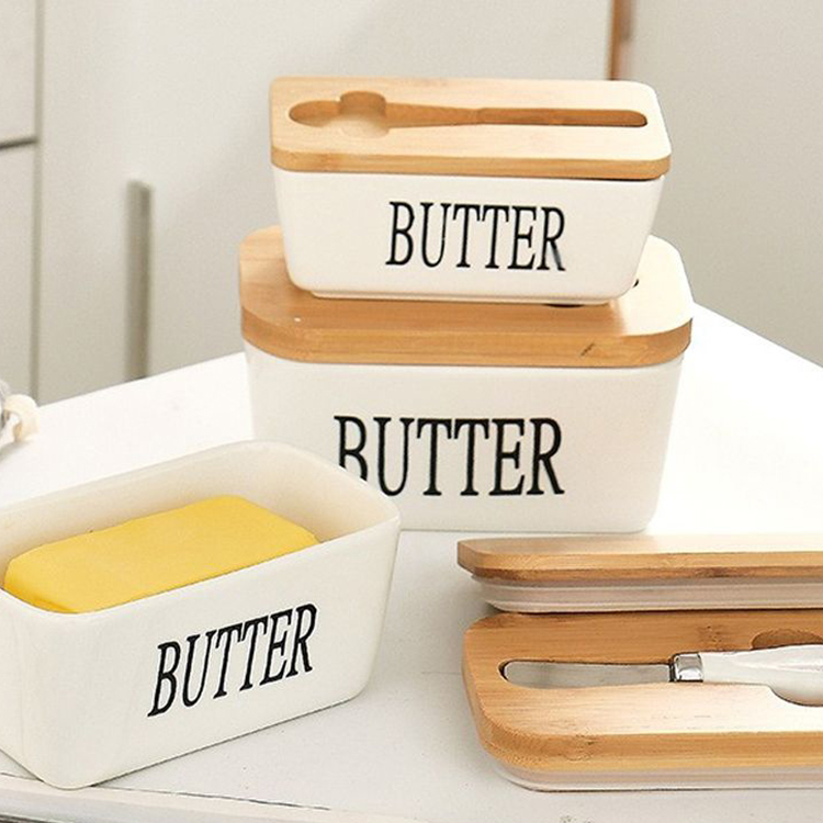 Butter Box Kitchen Finishing Refrigerator Storage Sealed Tank Rectangular Storage Box