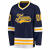 Custom Applique Ice Hockey Jersey 100% Polyester Hockey Jersey