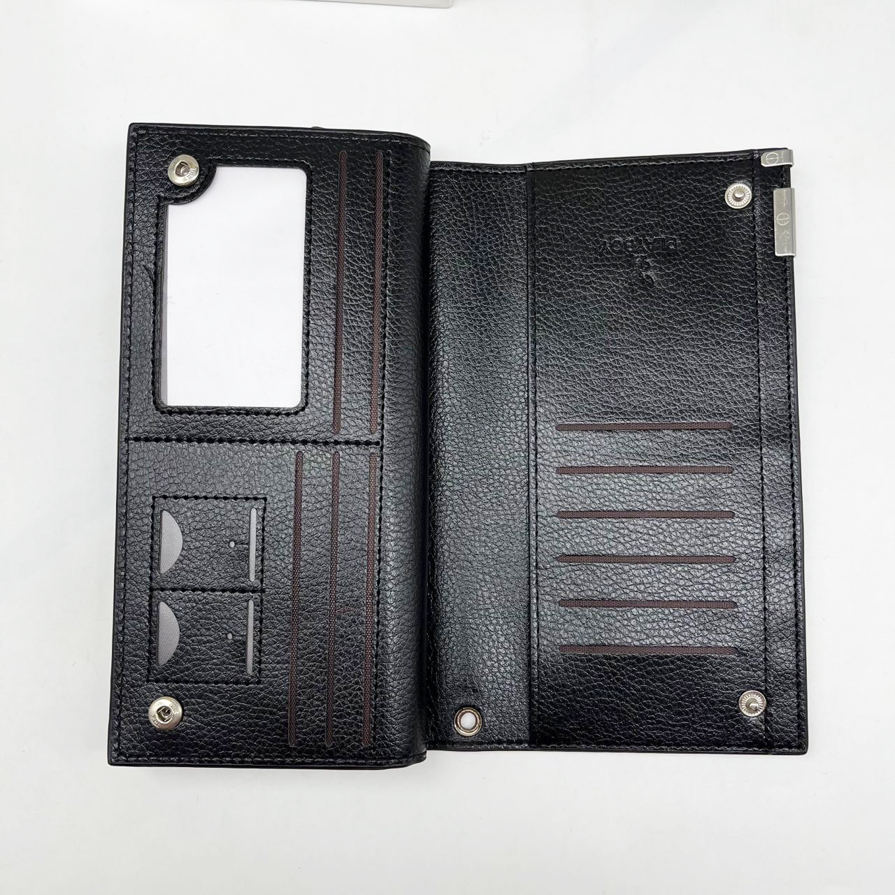 PU Leather Men's Wallet Blocking Long Purse Coin Case Passport Credit Card Holder