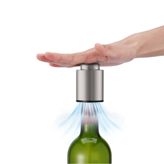 Vacuum Wine Bottle Stopper Wine Bottle Plug Reusable Wine Preserver with Time Scale