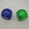 Dice Shaped Stress Reliever Balls with Custom Imprint