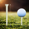 Durable 70mm Plastic Glow-in-the-dark Golf Tees, Absorb Light And Shine in The Dark for Improved Visibility