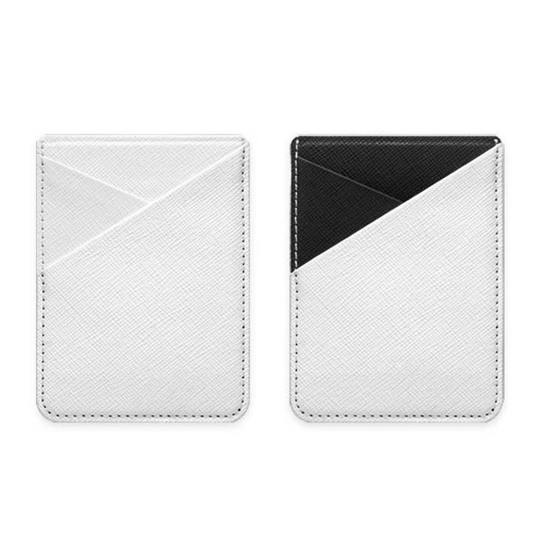 Phone Card Holder Adhesive Wallet Stick On Stretchy Cell Phone Back Case Sleeve