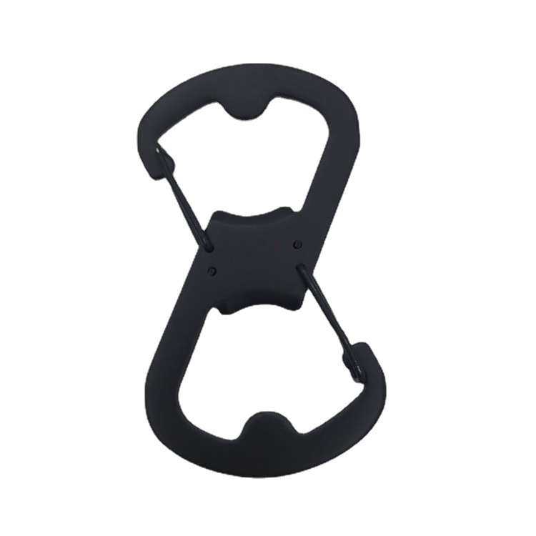 Carabiner with Double-Sided Bottle Openers