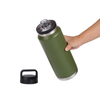 34 oz. Stainless Steel Sports Water Bottle With Double Lid