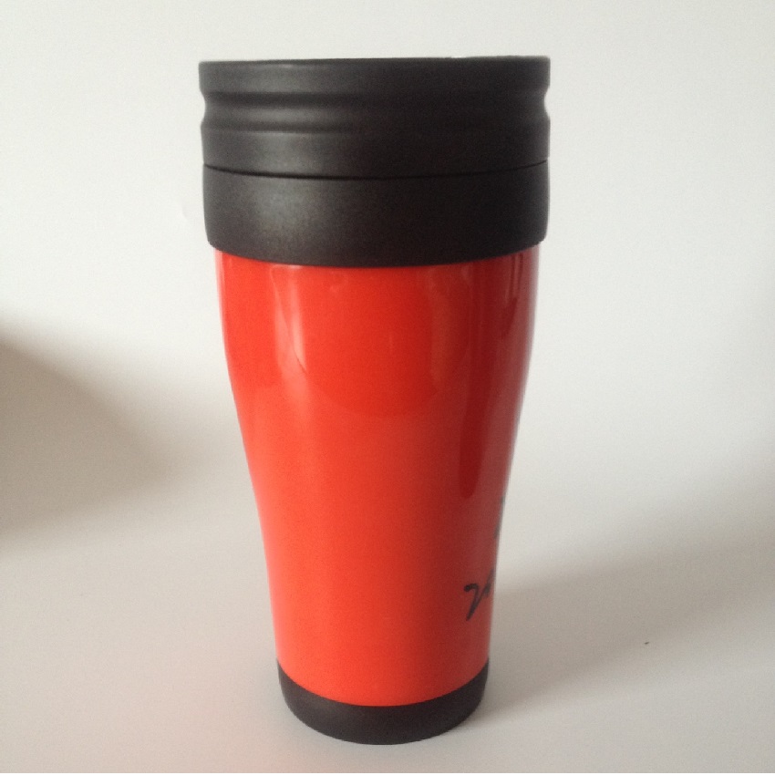 16 oz Cafe Tumbler Double Wall Plastic Travel Tumbler With Lid