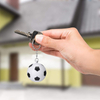 Football Stress Ball Keychain