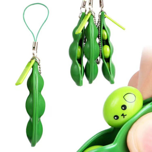 Pea Popper Fidget Toy Keychain