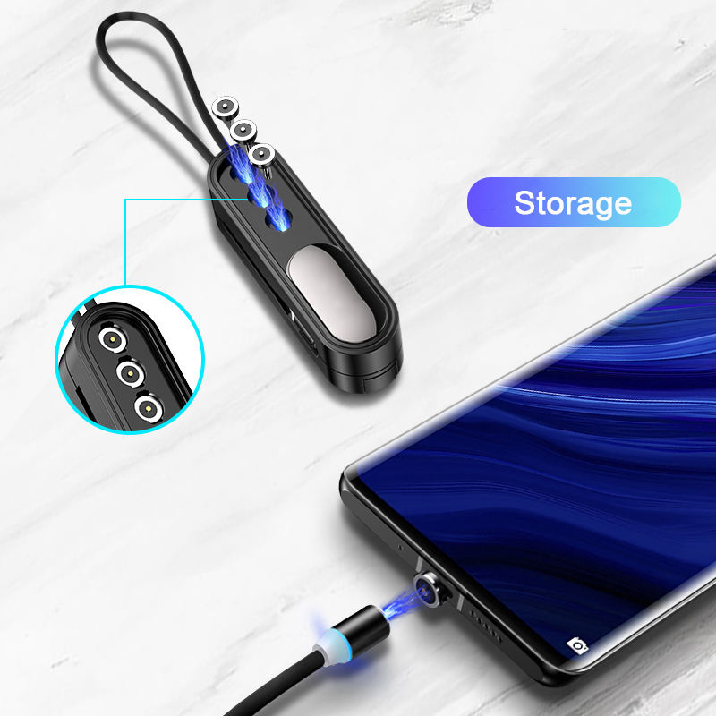 Mini Keychain 3 in 1 Magnetic Cable