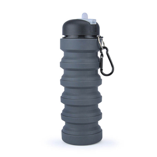 18oz Foldable Silicone Water Bottle